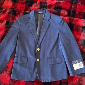 IZOD Boys Formal Blazer Jacket – Navy – Size 5 NWT